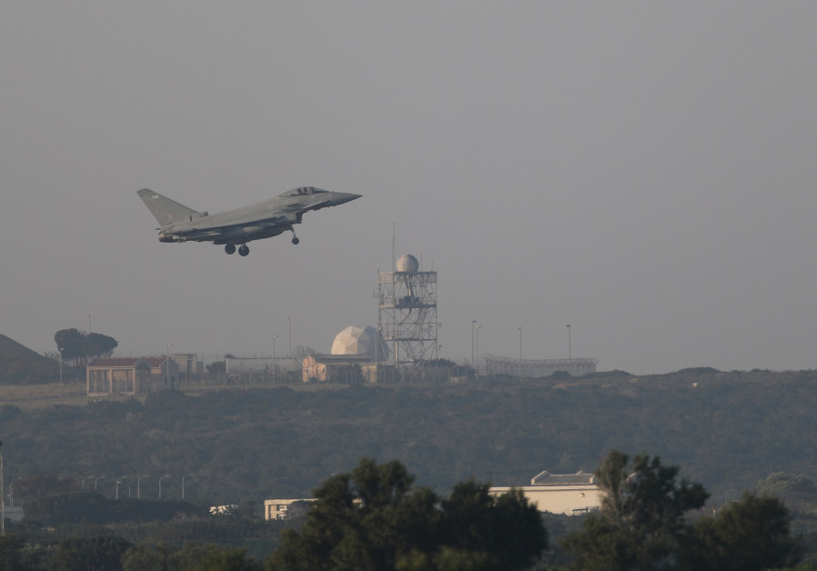 A British fighter jet takes off from an RAF base in Cyrpus to strike Syria Photo By: YIANNIS KOURTOGLOU/REUTERS A British fighter jet takes off from an RAF base in Cyrpus to strike Syria