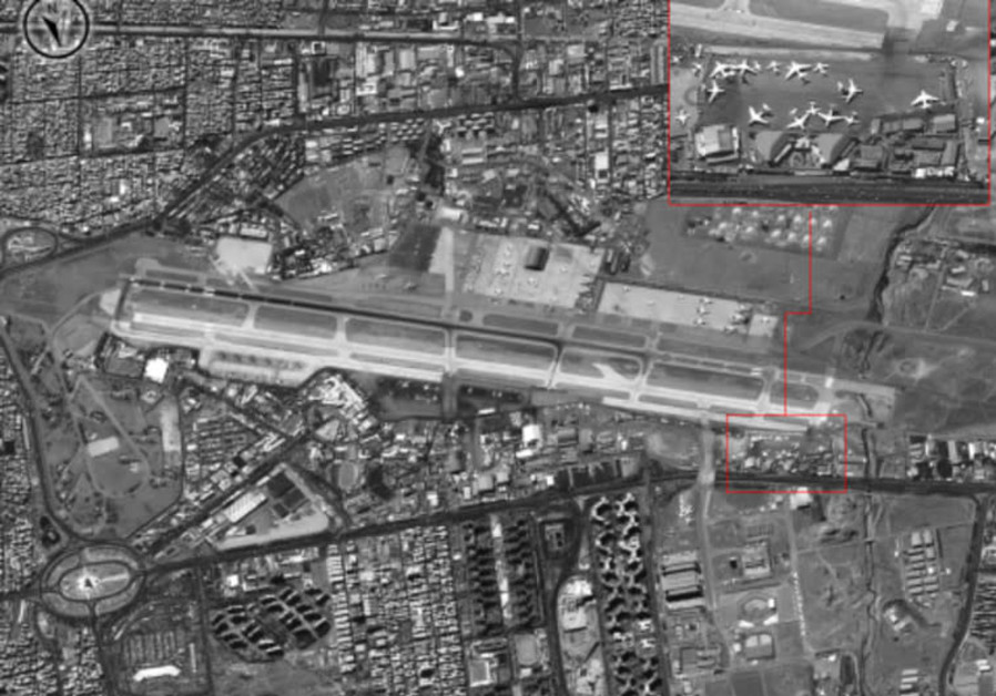 Photo intelligence released by the IDF on April 17, 2018 proving Iranian involvement in Syria Photo By: IDF SPOKESMAN’S UNIT Photo intelligence released by the IDF on April 17, 2018 proving Iranian involvement in Syria