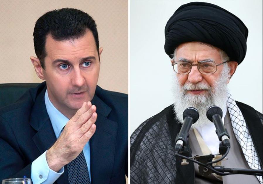 Khamenei and Assad Photo By: KHAMENEI.IR / AFP Iran Syria