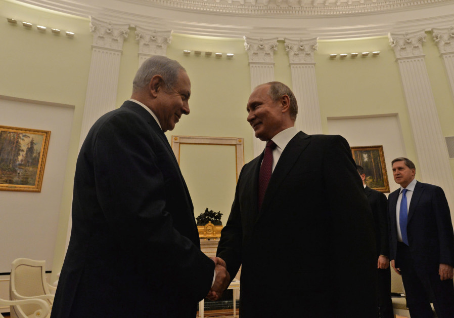 Prime Minister Benjamin Netanyahu shakes hands with Russian President Vladimir Putin Photo By: KOBI GIDEON/GPO Intelligence Report: Israel needs Trump and Putin in Syria