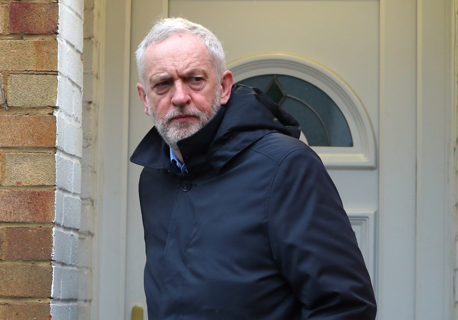 Britain's opposition Labour Party leader Jeremy Corbyn leaves his home in London, Britain, April 2, 2018. Photo By: REUTERS / HANNAH MCKAY Jeremy Corbyn