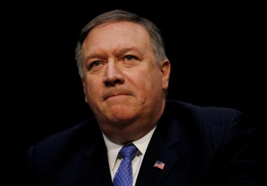 Then-CIA Director Mike Pompeo testifies during a Senate Intelligence Committee hearing on "Worldwide Threats" on Capitol Hill in Washington, DC, US, February 13, 2018 Photo By: REUTERS/LEAH MILLIS Pompeo: United States will enforce sanctions against Iran