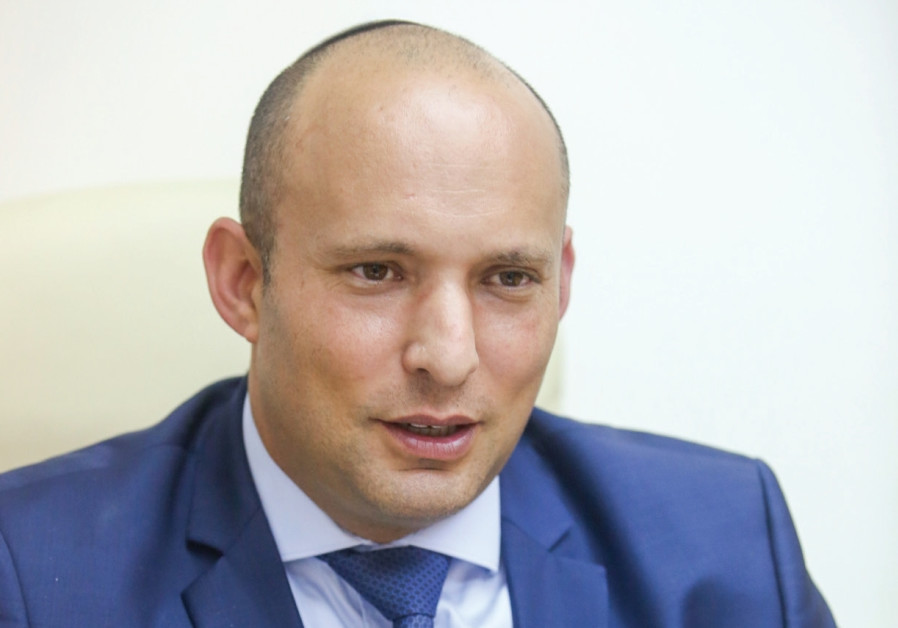 Education and Diaspora Affairs Minister Naftali Bennett. Photo By: MARC ISRAEL SELLEM/THE JERUSALEM POST Bennett opens fire on Defense Minister