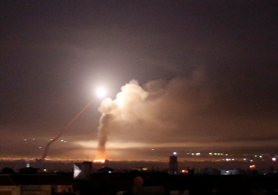 Missile fire is seen from Damascus, Syria Photo By: OMAR SANADIKI/REUTERS Iran fires ballistic missiles at Syria as revenge for Ahvaz attack