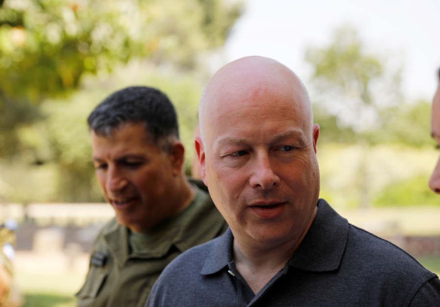 U.S. Envoy for Middle East negotiations Jason Greenblatt on a visit in Israel Photo By: AMIR COHEN/REUTERS U.S. Envoy for Middle East negotiations Jason Greenblatt on a visit in Israel