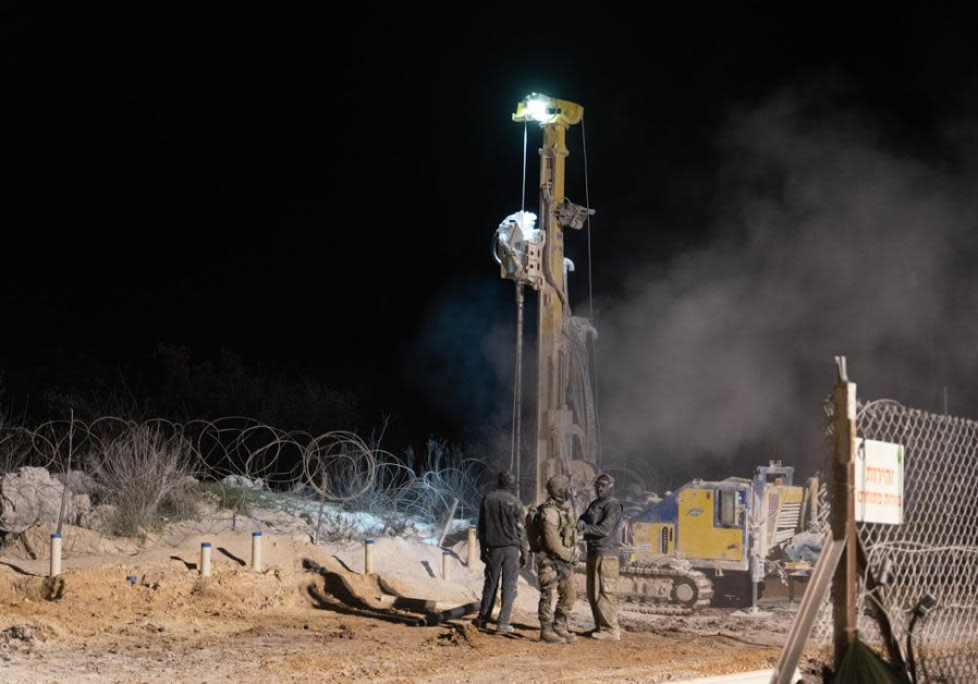 Fifth Hezbollah tunnel located and destroyed by IDF. Photo By: IDF SPOKESPERSON'S UNIT Fifth Hezbollah tunnel located and destroyed by IDF.