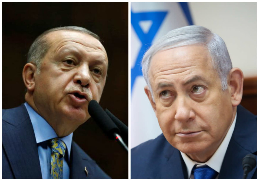 Turkish President Recep Tayyip Erdogan and Prime Minister Benjamin Netanyahu Photo By: TUMAY BERKIN/REUTERS AND MARC ISRAEL SELLEM/THE JERUSALEM POST Turkish President Recep Tayyip Erdogan and Prime Minister Benjamin Netanyahu