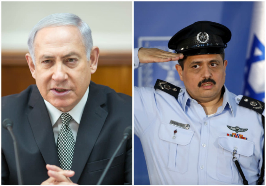 Prime Minister Benjamin Netanyahu and Police Chief Roni Alsheich Photo By: EMIL SALMAN/POOL AND BAZ RATNER/REUTERS Prime Minister Benjamin Netanyahu and Police Chief Roni Alsheich