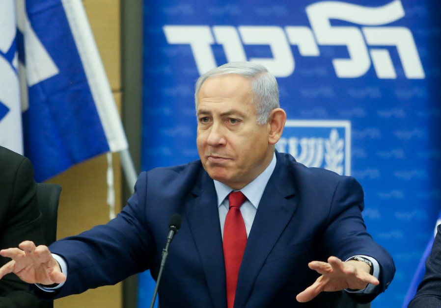 Netanyahu speaks at a coalition faction meeting Photo By: MARC ISRAEL SELLEM benjamin netanyahu