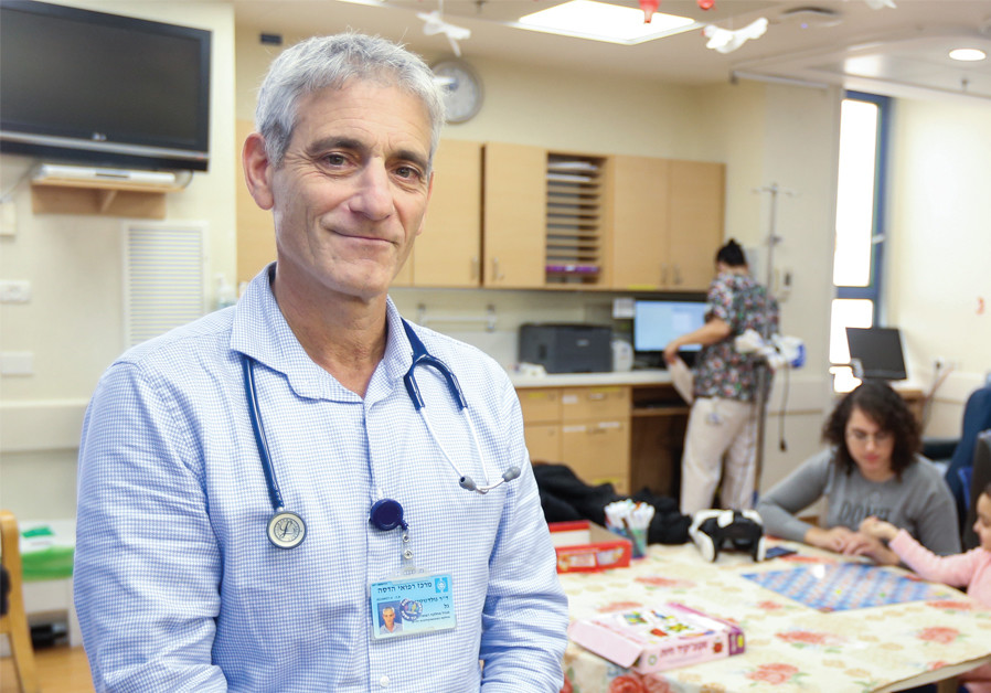 ‘Delicate and emotional field’: Dr. Gal Goldstein, head of Hadassah Ein Kerem’s Department of Pediatric Hemato-Oncology. Photo By: MARC ISRAEL SELLEM Reinventing Hadassah Ein Kerem’s pediatric oncology department