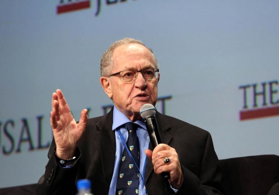 Alan Dershowitz at the Jerusalem Post Conference in New York, May 7, 2017 Photo By: SIVAN FARAG Alan Dershowitz