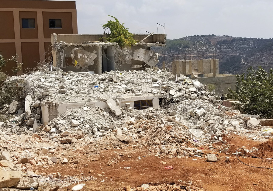 THE ATTA FAMILY home in Deir Abu Meshaal, post-demolition. Photo By: ADAM RASGON IDF, court, liable for ‘war crimes' in Palestinian home razing - B’Tselem