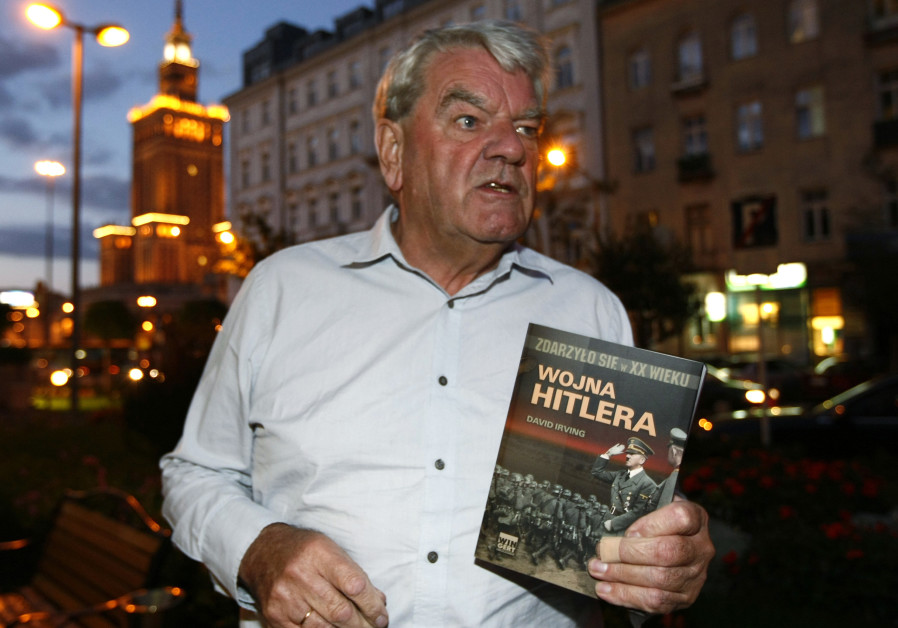 David Irving, the British Holocaust-denier, speaks to Reuters during an interview in Warsaw September 21, 2010. Irving has begun a controversial visit to Poland for a tour of World War II sites and places where Jews were persecuted Photo By: KACPER PEMPEL/REUTERS British Holocaust denier David Irving leading tour of Nazi death camps