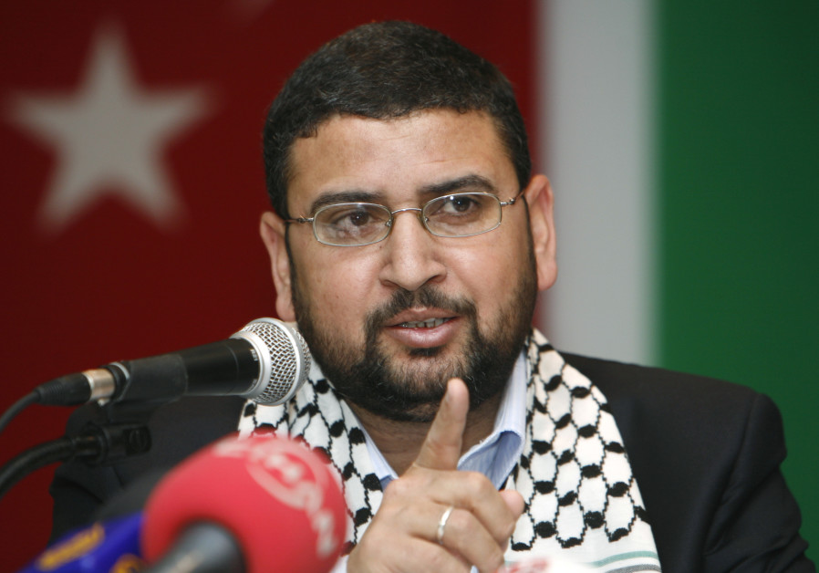 Hamas spokesman Sami Abu-Zuhri Photo By: REUTERS/OSMAN ORSAL Hamas: PA helped Israel attack Gaza