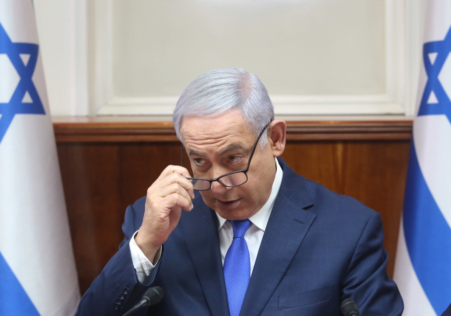 Prime Minister Benjamin Netanyahu at a weekly cabinet meeting, March 3rd, 2019 Photo By: MARC ISRAEL SELLEM/THE JERUSALEM POST Prime Minister Benjamin Netanyahu at a weekly cabinet meeting, March 3rd, 2019
