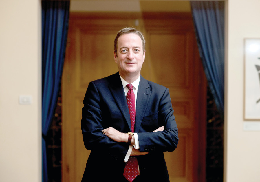 OUTGOING BRITISH Ambassador David Quarrey. Photo By: BEN KELMER OUTGOING BRITISH Ambassador David Quarrey.