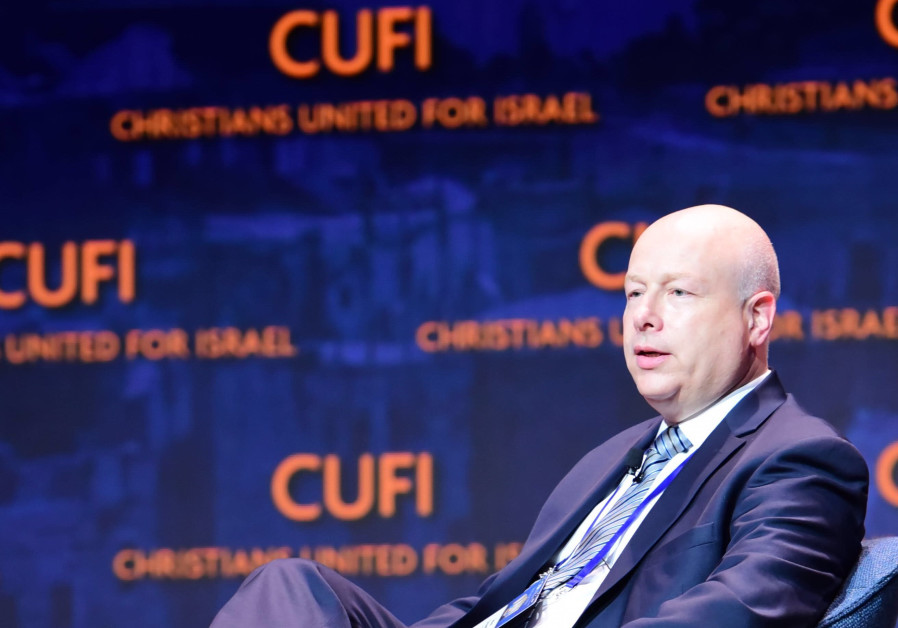 Jason Greenblatt speaking at the Christians United for Israel conference in Washington. Photo By: CHRISTIANS UNITED FOR ISRAEL Jason Greenblatt speaking at the Christians United for Israel conference in Washington.