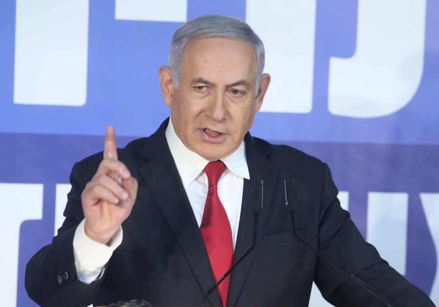 Benjamin Netanyahu at a press conference, February 28th, 2019 Photo By: MARC ISRAEL SELLEM/THE JERUSALEM POST Benjamin Netanyahu at a press conference, February 28th, 2019