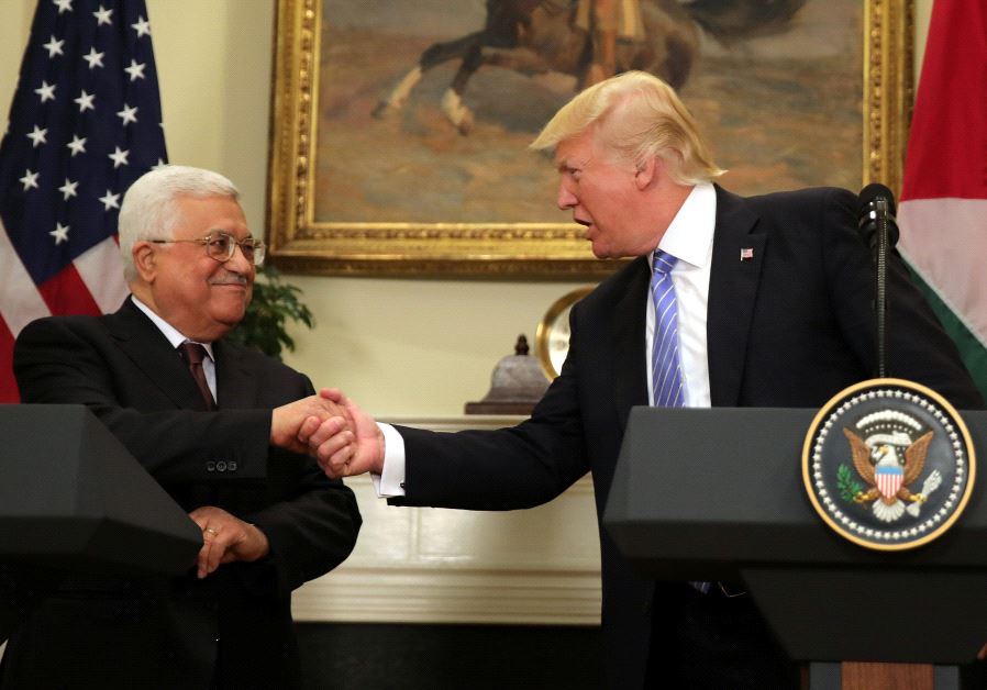 Abbas and Trump Photo By: REUTERS Abbas and Trump