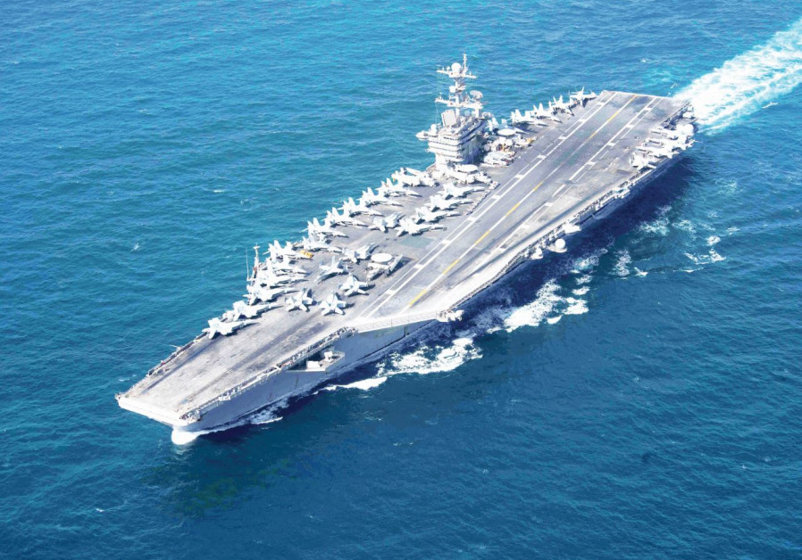 The U.S. Navy aircraft carrier USS John C. Stennis transits the Straits of Hormuz in January Photo By: REUTERS U.S. Army: We are monitoring the situation in the Strait of Hormuz