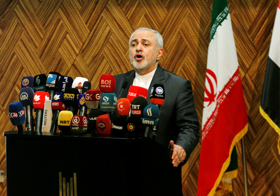 Iranian Foreign Minister Mohammad Javad Zarif speaks during the economic forum in Sulaimaniya, Iraq January 15, 2019 Photo By: AKO RASHEED / REUTERS Iran to further reduce commitments to nuclear deal