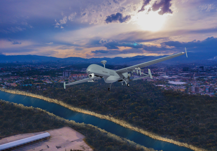 T-Heron drone from the IAF Photo By: IAI Lebanese President: Israeli attacks are a declaration of war