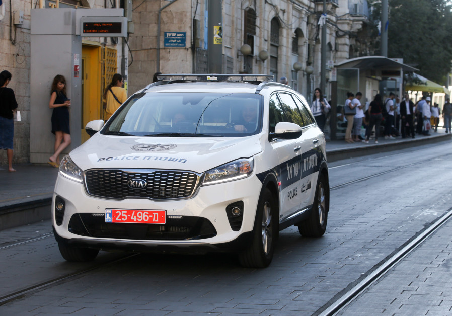 Israel police car (Illustrative) Photo By: MARC ISRAEL SELLEM/THE JERUSALEM POST Israel police car (Illustrative)