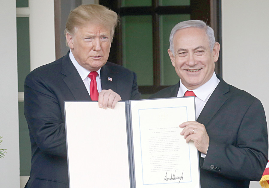 US President Donald Trump and Prime Minister Benjamin Netanyahu in Washington in March. Photo By: REUTERS US President Donald Trump and Prime Minister Benjamin Netanyahu in Washington in March.