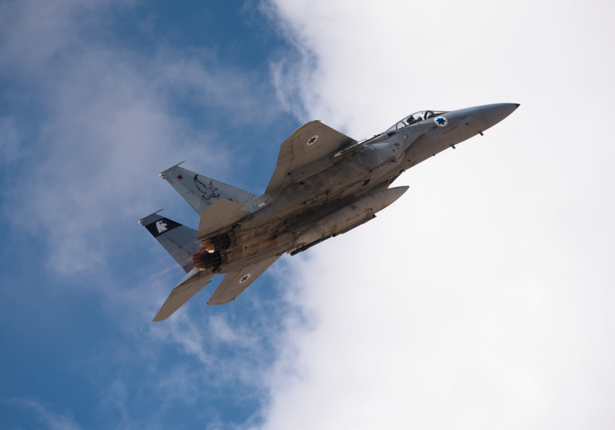 An IAF plane takes part in the IDF's 'Blue Flag' exercise. November 5th, 2017 Photo By: IDF SPOKESPERSON'S UNIT IDF strikes Gaza terror squad after drone drops IED on troops