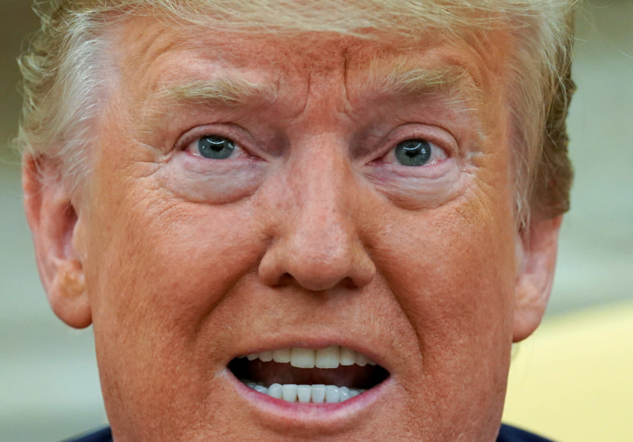U.S. President Donald Trump Photo By: KEVIN LAMARQUE/REUTERS Netanyahu, Gantz support Trump's position on Iran