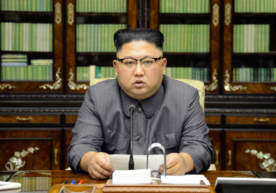 North Korea's leader Kim Jong Un makes a statement regarding US President Donald Trump's speech at the UN general assembly, in this undated photo released by North Korea's Korean Central News Agency (KCNA) in Pyongyang September 22, 2017. Photo By: KCNA/ REUTERS North Korea blames U.S. for failure to restart talks