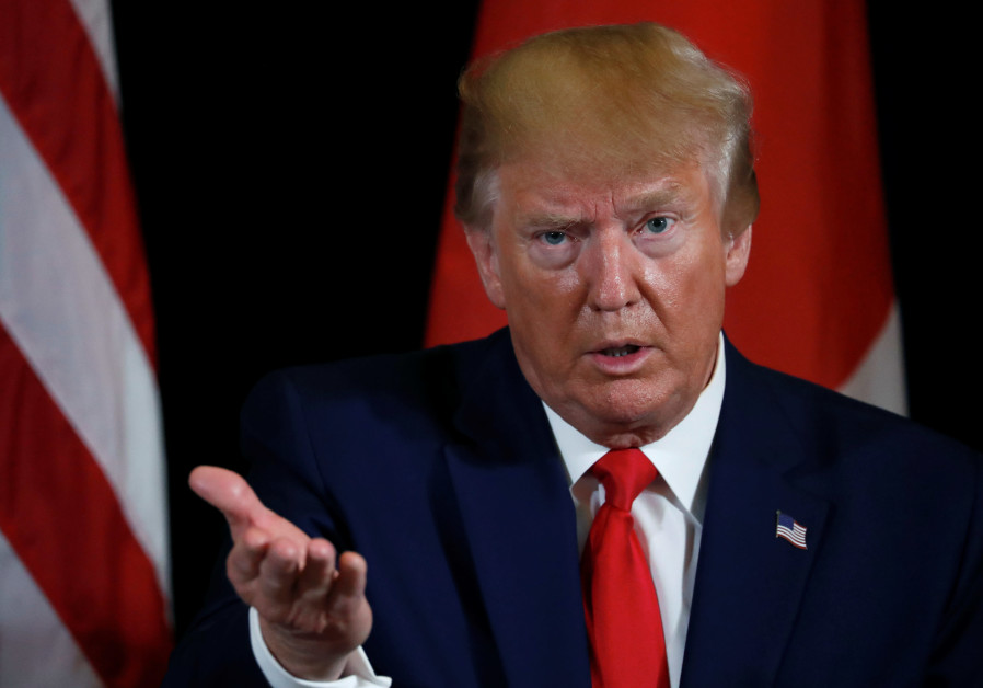 U.S. President Donald Trump speaks during a bilateral meeting on the sidelines of the 74th session of the United Nations General Assembly (UNGA) in New York City, New York, U.S., September 25, 2019 Photo By: REUTERS U.S. President Donald Trump speaks during a bilateral meeting on the sidelines of the 74th session o