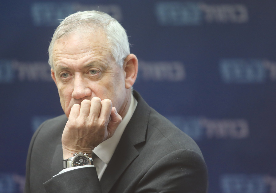 Benny Gantz has awoken from his post-election slumber. Photo By: MARC ISRAEL SELLEM Benny Gantz has awoken from his post-election slumber.