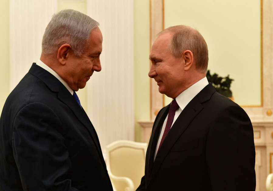 Prime Minister Benjamin Netanyahu met with Russian President Vladimir Putin in the Kremlin, Moscow on April 4th, 2019 Photo By: KOBI GIDEON/GPO Prime Minister Benjamin Netanyahu met with Russian President Vladimir Putin in the Kremlin, Moscow o