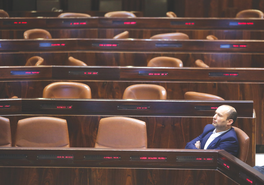 Naftali Bennett has a decision to make. Photo By: MARC ISRAEL SELLEM/THE JERUSALEM POST Naftali Bennett's moment: Will he ditch Netanyahu and anoint Gantz as PM?