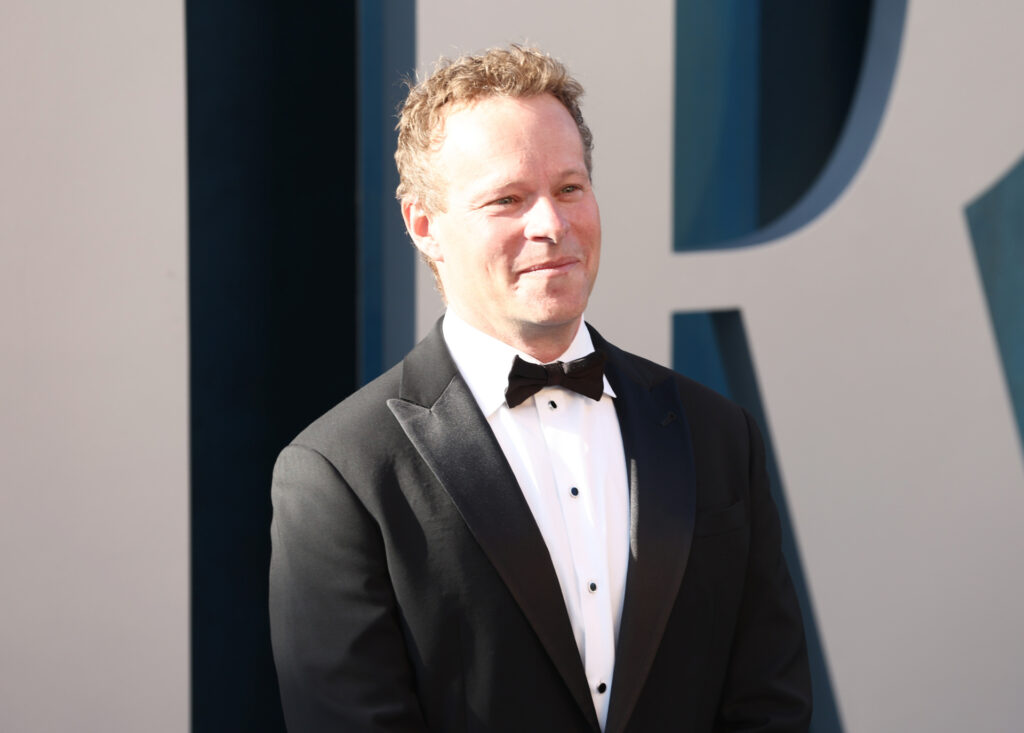 BEVERLY HILLS, CALIFORNIA - MARCH 27: Chris Licht attends the 2022 Vanity Fair Oscar Party hosted by Radhika Jones at Wallis Annenberg Center for the Performing Arts on March 27, 2022 in Beverly Hills, California. (Photo by Arturo Holmes/FilmMagic)