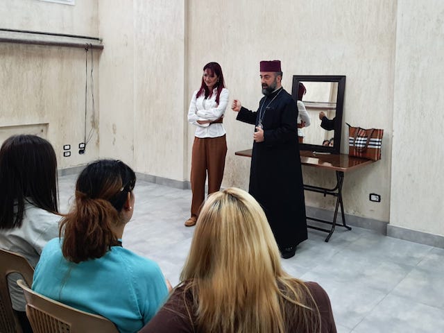 Syrian beauty school in Damascus, aided by Nasarean.org