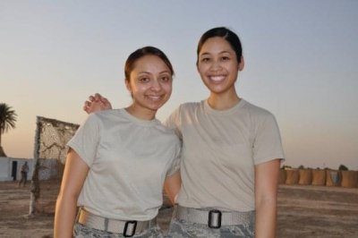 Erinne and Sadia Heil in Baghdad in 2009. Photo courtesy of the author.