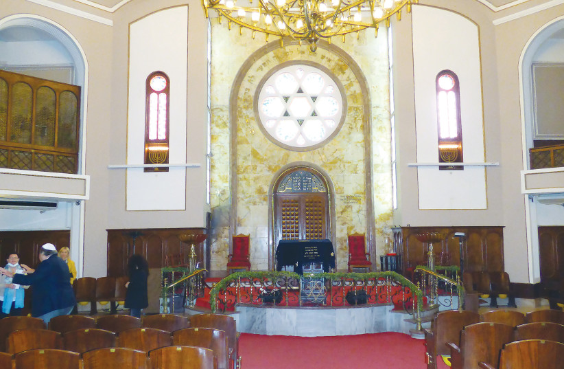 NEVE SHALOM Synagogue. (credit: MANOS ANGELAKIS) NEVE SHALOM Synagogue. (credit: MANOS ANGELAKIS)