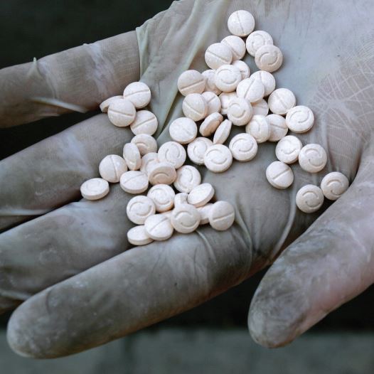 A customs officers displays confiscated Captagon pills (credit: REUTERS) A customs officers displays confiscated Captagon pills (credit: REUTERS)
