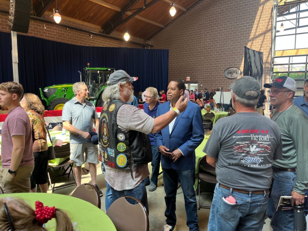 Larry Elder at Roast and Ride
