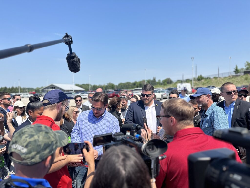 Ron DeSantis at Iowa Roast and Ride