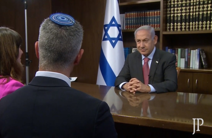 Prime Minister Benjamin Netanyahu in an interview with The Jerusalem Post. (credit: JERUSALEM POST) Prime Minister Benjamin Netanyahu in an interview with The Jerusalem Post. (credit: JERUSALEM POST)