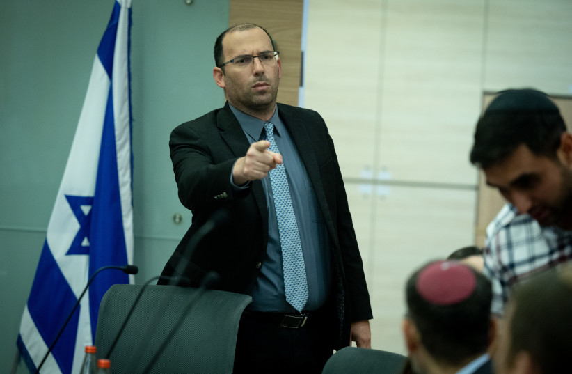 MK Simcha Rothman is seen in the Knesset in Jerusalem, on May 1, 2023. (credit: YONATAN SINDEL/FLASH90) MK Simcha Rothman is seen in the Knesset in Jerusalem, on May 1, 2023. (credit: YONATAN SINDEL/FLASH90)
