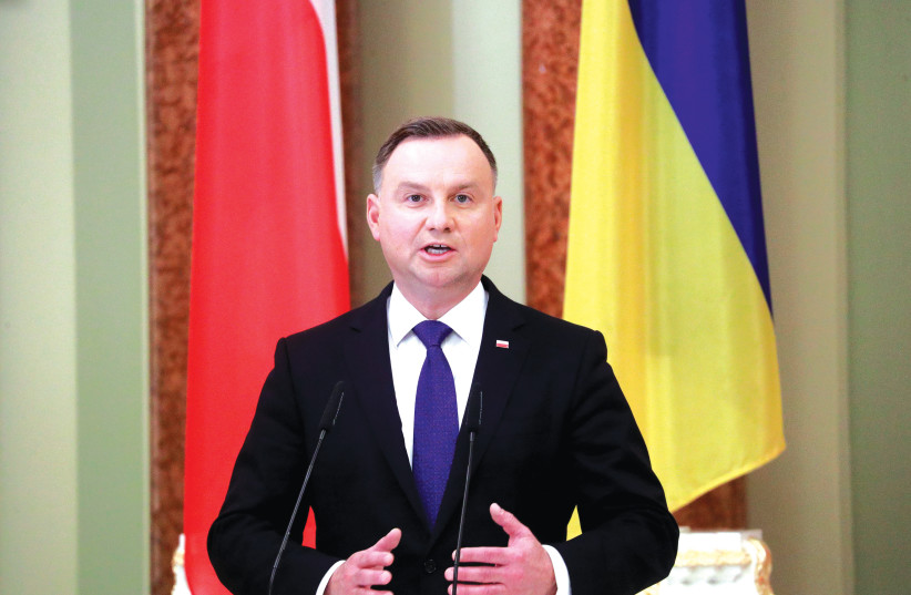 POLISH PRESIDENT Andrzej Duda. (credit: REUTERS) POLISH PRESIDENT Andrzej Duda. (credit: REUTERS)