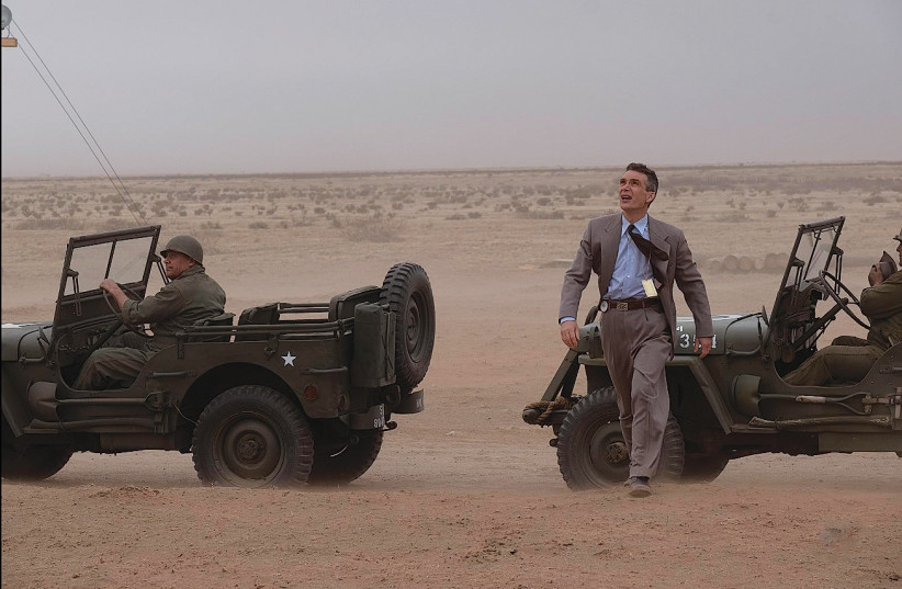 CILLIAN MURPHY in Christopher Nolan’s ‘Oppenheimer.’ (credit: Melinda Sue Gordon/Universal Pictures) CILLIAN MURPHY in Christopher Nolan’s ‘Oppenheimer.’ (credit: Melinda Sue Gordon/Universal Pictures)