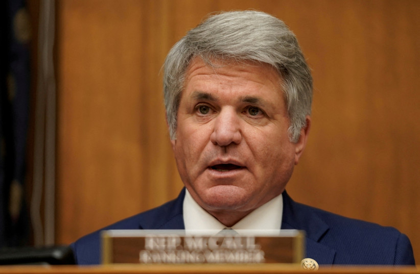 Rep. Michael McCaul speaks when US Secretary of State Antony Blinken testifies before the House Committee on Foreign Affairs on The Biden Administration's Priorities for US Foreign Policy on Capitol Hill in Washington, DC, US, March 10, 2021 (credit: KEN CEDENO/POOL VIA REUTERS) Rep. Michael McCaul speaks when US Secretary of State Antony Blinken testifies before the House Committee on Foreign Affairs on The Biden Administration's Priorities for US Foreign Policy on Capitol Hill in Washington, DC, US, March 10, 2021 (credit: KEN CEDENO/POOL VIA REUTERS)