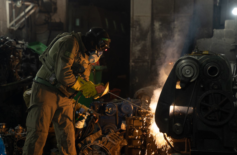 Israeli security forces destroy an illegal firearms production facility in the West Bank on October 1, 2023 (credit: IDF SPOKESPERSON'S UNIT) Israeli security forces destroy an illegal firearms production facility in the West Bank on October 1, 2023 (credit: IDF SPOKESPERSON'S UNIT)