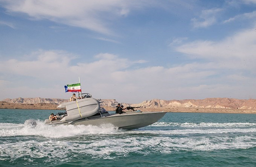 IRGC forces are seen in the 17th Great Prophet drill in Iran. (credit: TASNIM NEWS AGENCY) IRGC forces are seen in the 17th Great Prophet drill in Iran. (credit: TASNIM NEWS AGENCY)