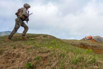 Marines in 3/2 conduct a squad-sized exercise during a 2015 deployment in South Korea. Photo courtesy of Nate Eckman.